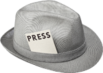 Investigative journalist's Press Hat