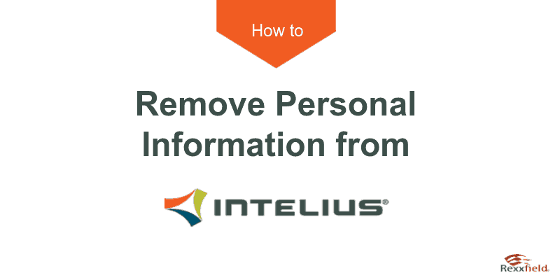How to remove info from Intelius 
