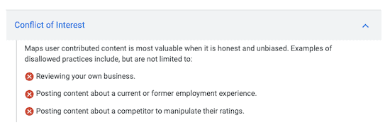 Prove fake reviewer is employee or competitor