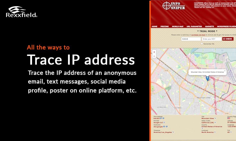 Trace IP address