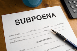Tracing IP address through subpoena