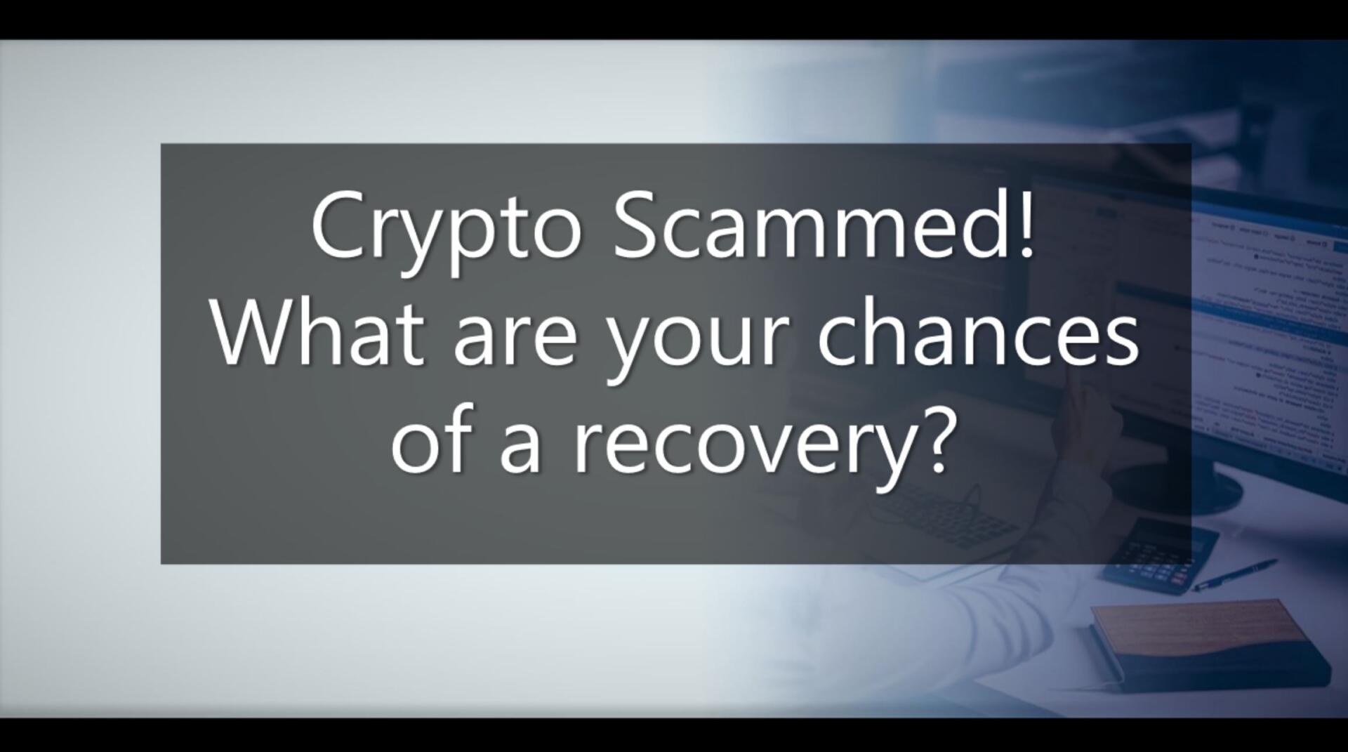 crypto scam recovery