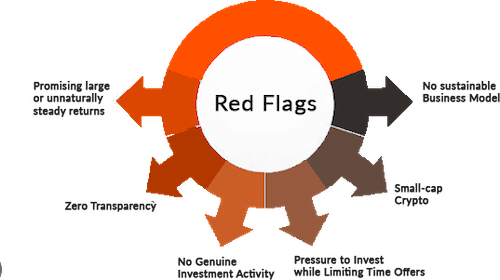 red flags ponzi scheme