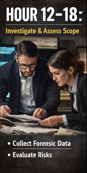 Wire fraud incident response 12-18 hours