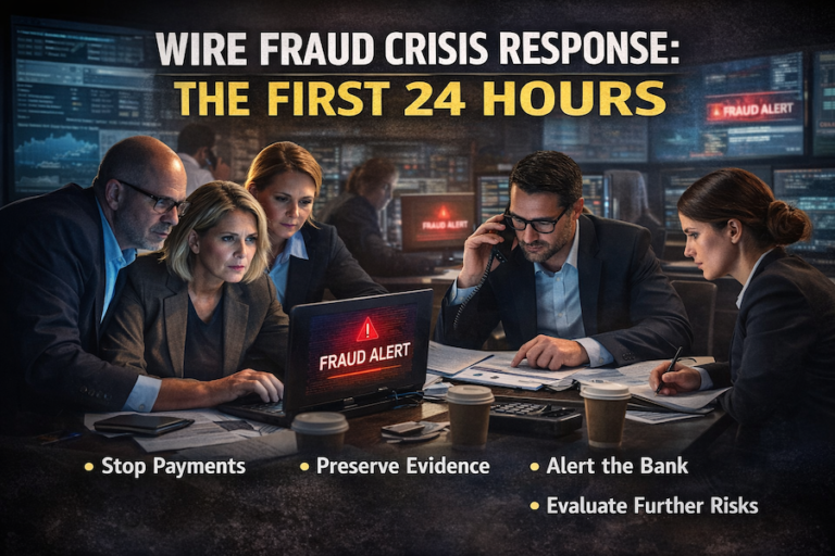 The First 24 Hours After Wire Fraud: A Corporate Playbook - Rexxfield