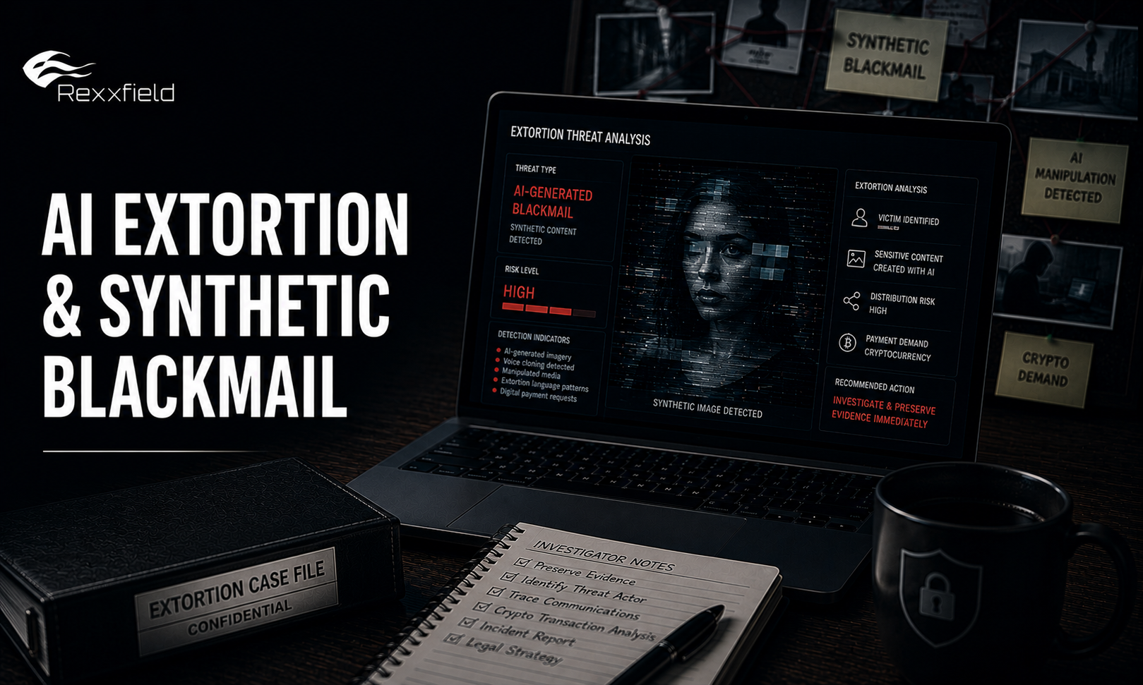 AI Extortion and Synthetic Blackmail: How Investigations Adapt