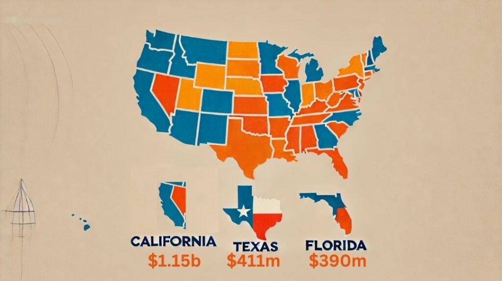 USA's biggest scam losses: Texas, California, Florida